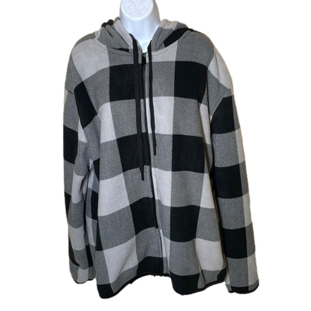 J Come Faux Fue Lined Fleece Lightweight Jacket Size XL